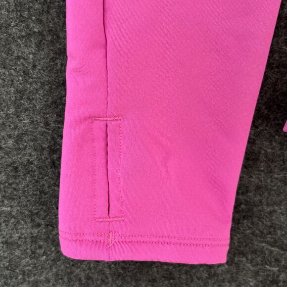Under Armour Pullover Women's Medium Pink Cowl ColdGear Run Fitted Thumb Holes - Picture 6 of 9
